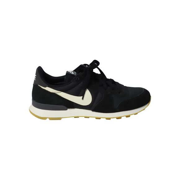 Nike Internationalist Sneakers in Black Cotton